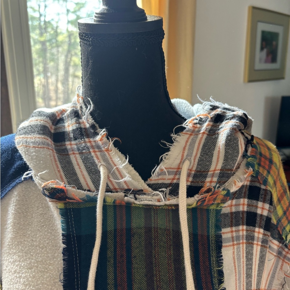 Bdg Multicolor Patchwork Hoodie Jacket - image 2